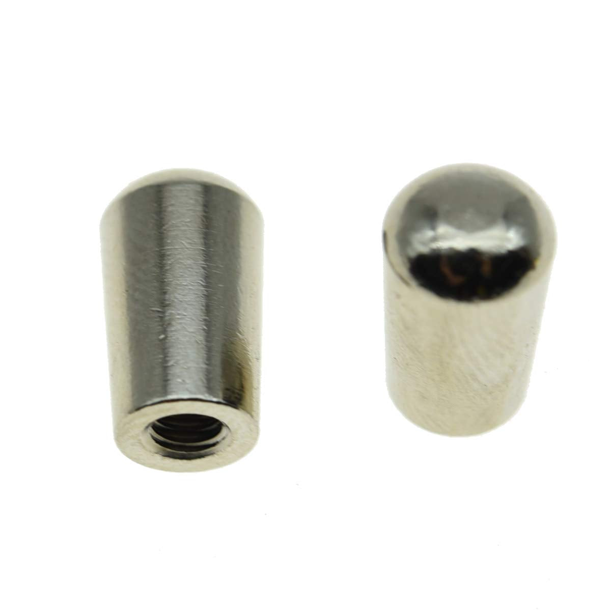 KAISH M3.5&M4 Nickel Metal LP Guitar 3 Way Toggle Switch Tip Pickup Switch Knob for Epi Les Paul